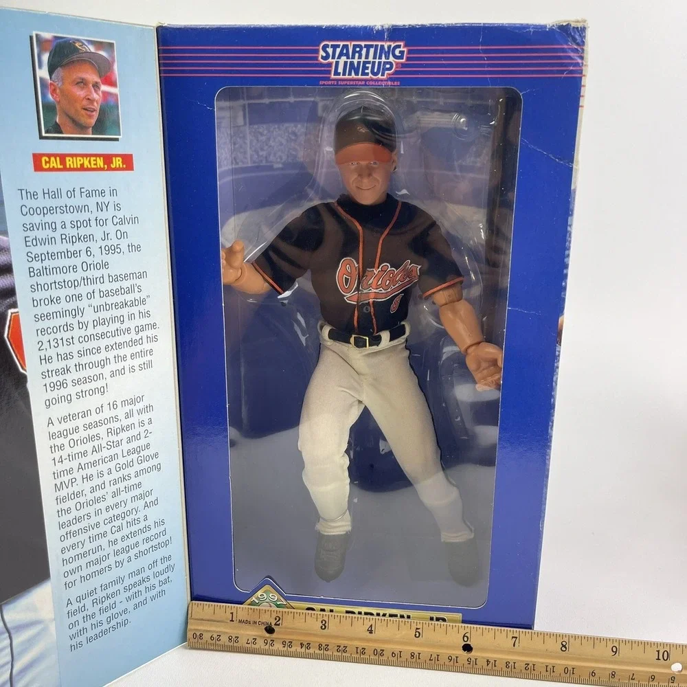 1997 Starting Lineup Cal Ripken Jr. 12 Inch Action Figure New Fully Poseable